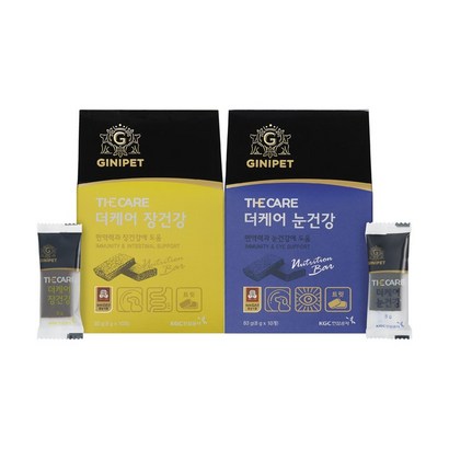 지니펫 더케어 장건강 1개 눈건강 1개 리뷰후기