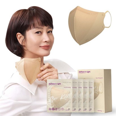 누이누아 아이테라 새부리형 구리 마스크 대형 샌드베이지 10매