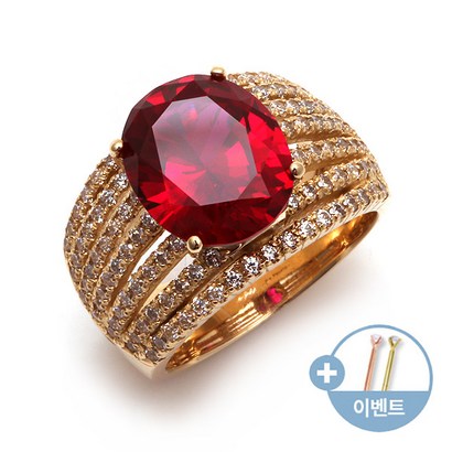 14k 반지 유니크 루비 RSS15761 반지