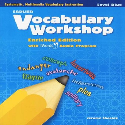 Sadier Vocabuary worksho Bue