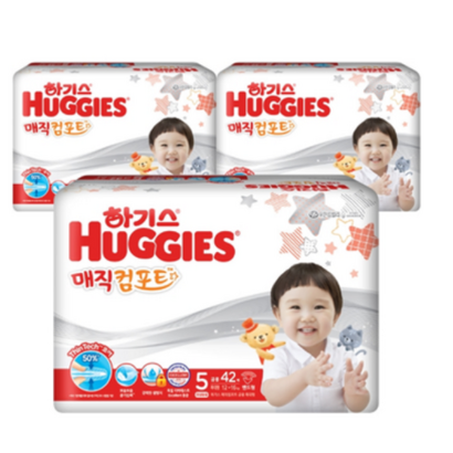 하기스 2020 매직 컴포트 밴드형 기저귀 남녀공용 특대형 5단계 리뷰후기