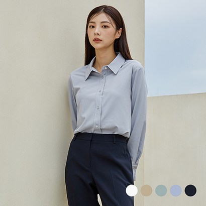 클라비스 링클프리 솔리드 셔츠