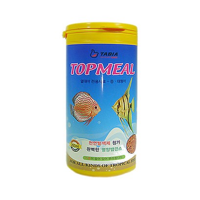 타비아 탑밀 중대형어 사료 물고기 대형어 열대어 먹이 밥
