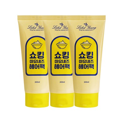 라벨영 극손상모발케어 쇼킹마요네즈헤어2 1