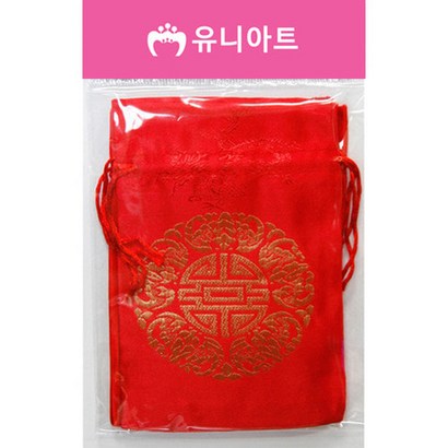 유니아트 2000 복주머니 빨강