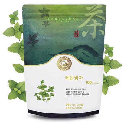 산들해 레몬밤차 티백 100개입 레몬밤