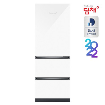 22년형 위니아딤채 스탠드형 화이트 김치냉장고 EDTFYWT