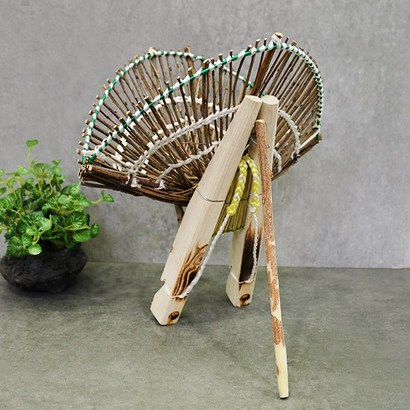 아리공방 재물상승 전통 지게 장식품 금전운 미니지게 이사선물 행운부적 삼재부적 액운부적 전통장식