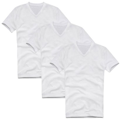 더폴베이 남여공용 브이넥 반팔 티셔츠 3PACK 리뷰후기