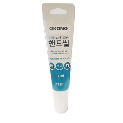 오공 핸드씰 튜브형 실리콘 백색 100