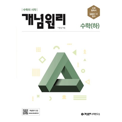 개념원리 고등 수학:하나를 알면 10개 20개를 풀 수 있는 개념원리수학