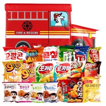 소방차 간식박스 소확행