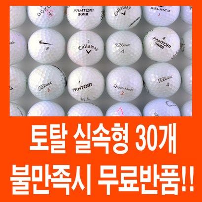 추천 실속형 골프공 로스트볼 30개