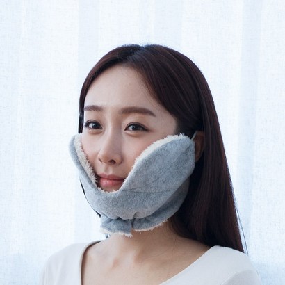 고운골프 양털 자외선차단 겨울용 마스크 E