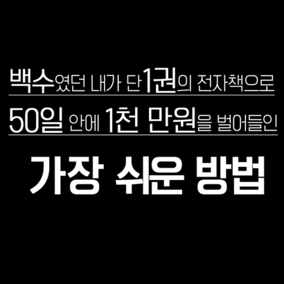 둥지 매뉴얼 단 1권의 전자책으로 부업 만들기 리뷰후기