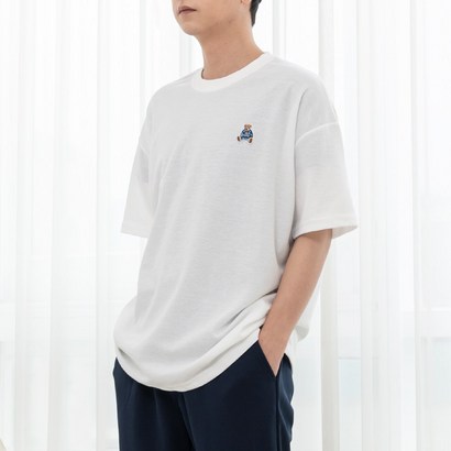 다운 베어 반팔 티셔츠