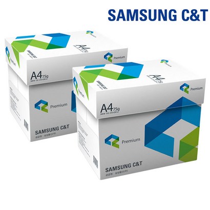 삼성프리미엄 복사용지 A4용지 2BOX