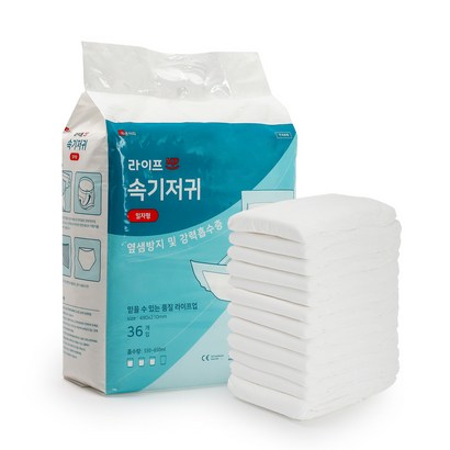 라이프업 성인용기저귀 속기저귀 36매