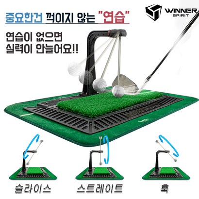 위너스피릿 실제 타격 골프 스윙 연습기 리얼스윙300 WSI-300