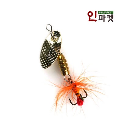 I 골드 스피너 베이트 배스 쏘가리 꺽지 민물 루어