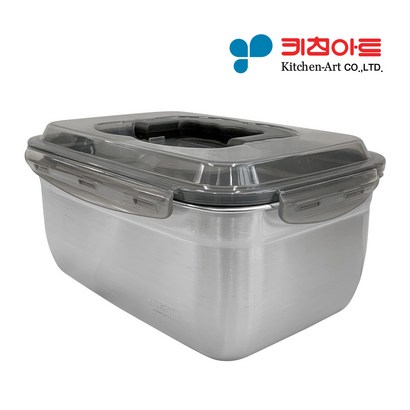 키친아트 멘토 스테인레스 김치통 핸디