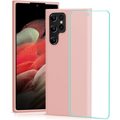 삼성 갤럭시 S22 플러스 울트라 젤리 리퀴드 실리콘 라이트핏 휴대폰 케이스 aaxy Sus utra siicone case 적용지문인식 보필름 증정 풀세트