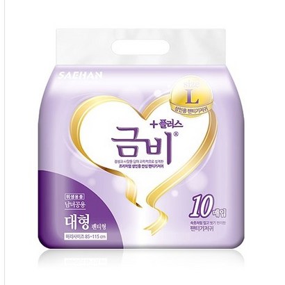 금비 성인용기저귀 팬티형기저귀 대형 80매