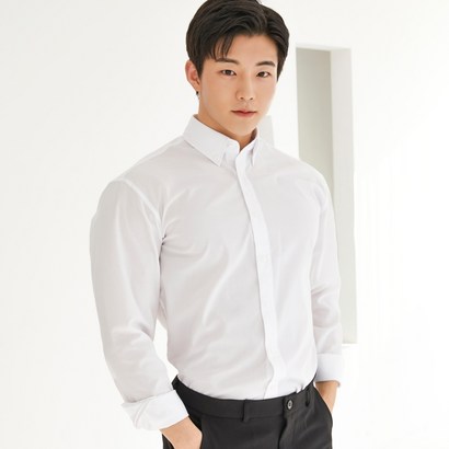 어깨넓어보이는 프리미엄 퀄리티 남자 머슬핏 셔츠 버튼다운