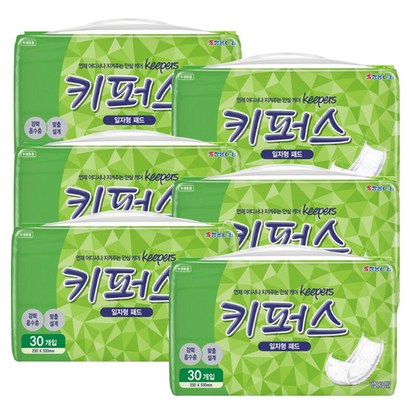키퍼스 일자형 패드 180매