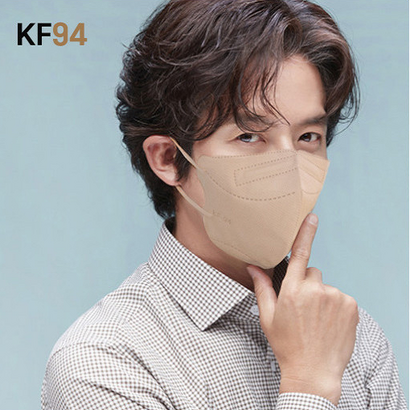 케이바이오_새부리형 KF94마스크 연애인 칼라 대형 50매 컬러