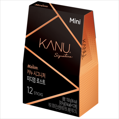 맥심 카누 시그니처 미디엄 로스트 미니 원두커피믹스