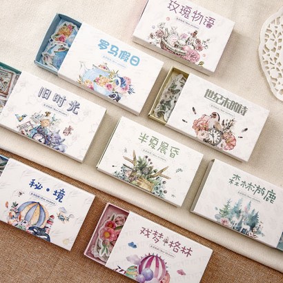 <마테마트> 동화나라시리즈 종이스티커 씰스티커 조각스티커 팬시스티커