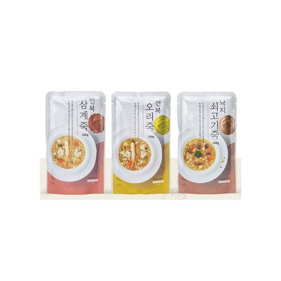 건강한 보양식 애견 애묘 죽 습식 특별 영양식 12개 원더푸드 자연식