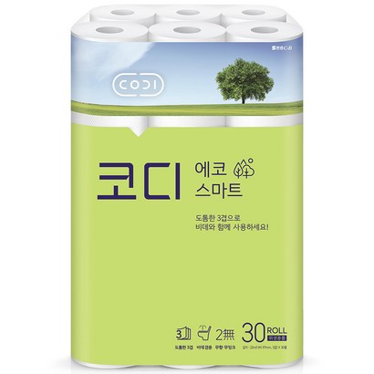 코디 3겹 에코 스마트 화장지