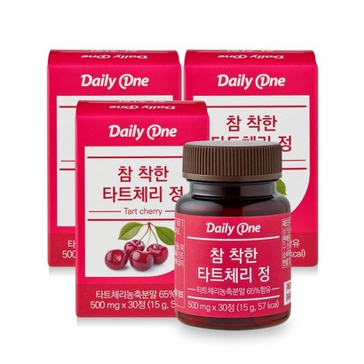 데일리원 참 착한 타트체리 정 30정 리뷰후기