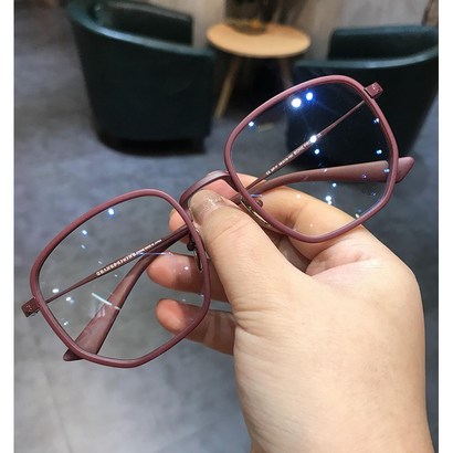 안경테 남여 빈티지 오버사이즈 안티 블루 고도근시 평광 리뷰후기