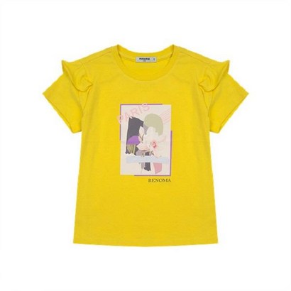 레노마키즈 레노마키즈 여아 소매프릴 그래픽티셔츠 R2122T156 리뷰후기