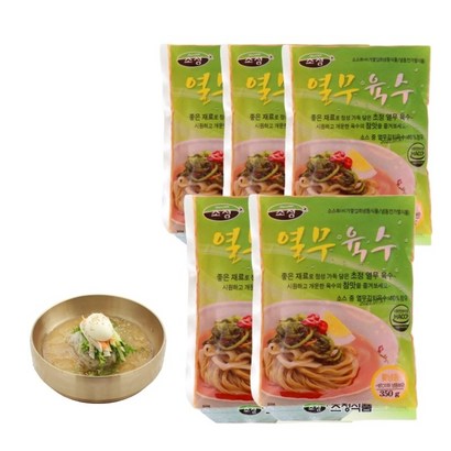 배동바지 초정 열무육수 x5봉