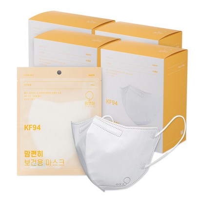 맘편히 보건용 마스크 새부리형 대형 KF94