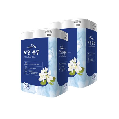 미래생활 모던블루 두루마리휴지 화장지 3겹