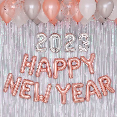 2023 HAY NEW YEAR 신년파티 풍선 장식세트