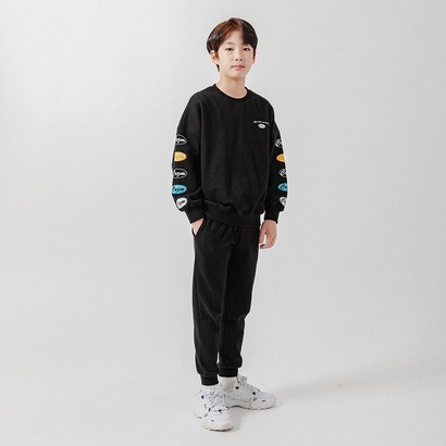 크로젬 주니어 특양면 디버스 컬러 오버핏 맨투맨 트레이닝 CRZSTJ 206