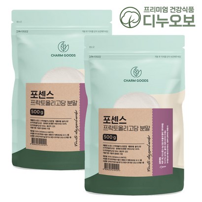 프리바이오틱스 프락토올리고당 분말 포센스 FOS 유산균 대용량 2개