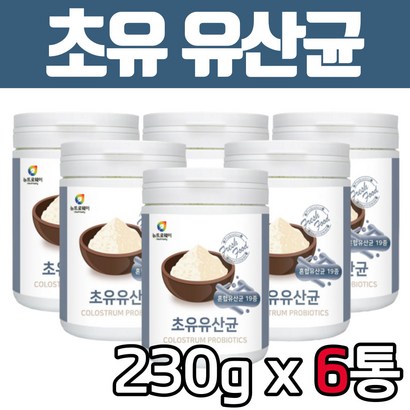 온가족 초유 단백질 유산균 x6봉 고단백 프로틴 분말 파우더 쉐이크 WC 바이오틱스 락토바실러스 람노서스 람노스 신 프리 프로 아버지 어머니 부모님 남자 여자 아이 선물