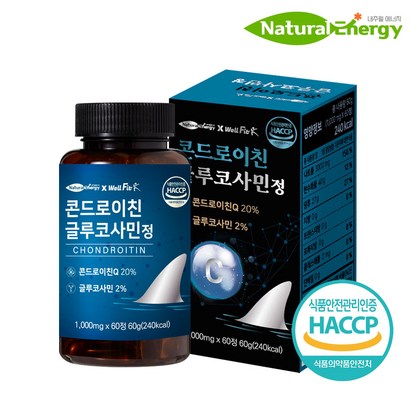 웰핏 콘드로이친 글루코사민정 상어연골 60정