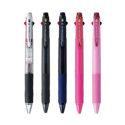 유니 제트스트림 3색 유성볼펜 0 SXE3-400-38