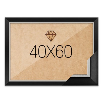 보석십자수액자 40x60 고급형 모던블랙