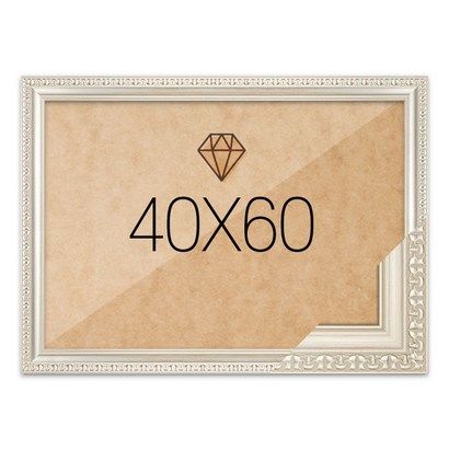 보석십자수액자 40x60 고급형 댄디실버