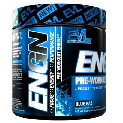 EVUTIONNUTRITION ENN 프리-워크아웃 엔진 블루 라즈 맛