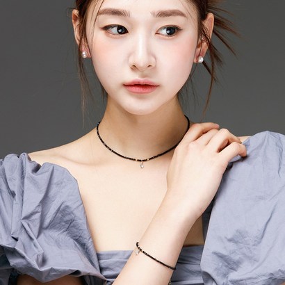 천연석 팬던트 블랙스피넬 골드 포인트 팔찌 여자 남자 명품 리뷰 후기